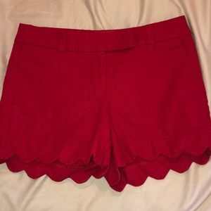 J. Crew scalloped shorts